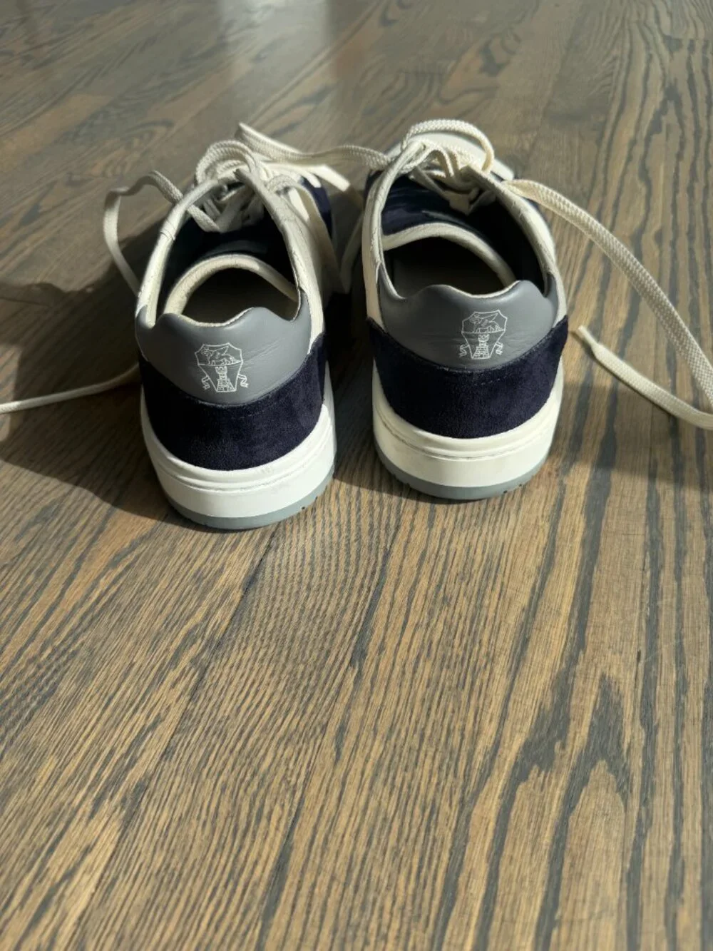 Brunello Cucinelli Round Toe Lace Up Sneakers Mens 42 IT *Worn Once